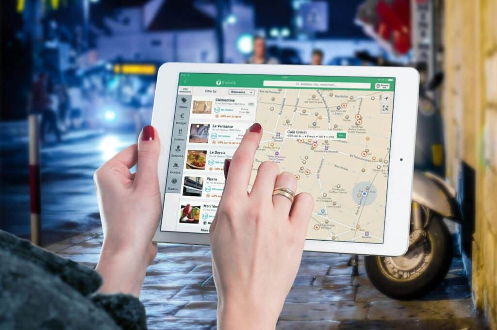 mobile adresse local